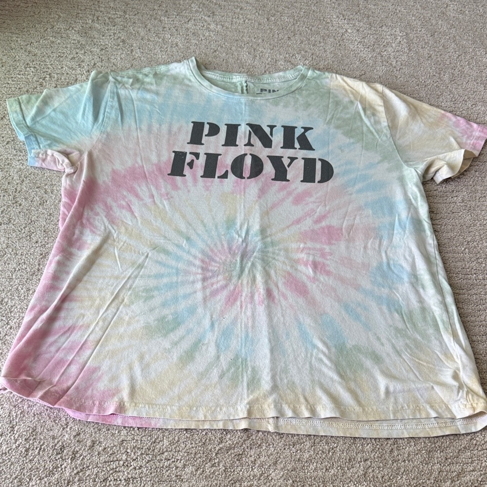 Pink Floyd by Lucky Brand Tie-Dye T-Shirt size L